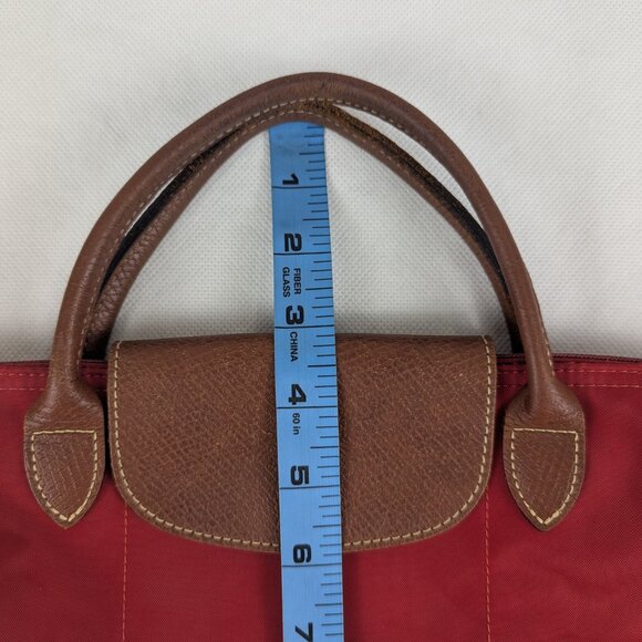 Used Longchamp Le Pliage Tote Bag Red – 100% Authentic, Classic Design! - Picture 16 of 16